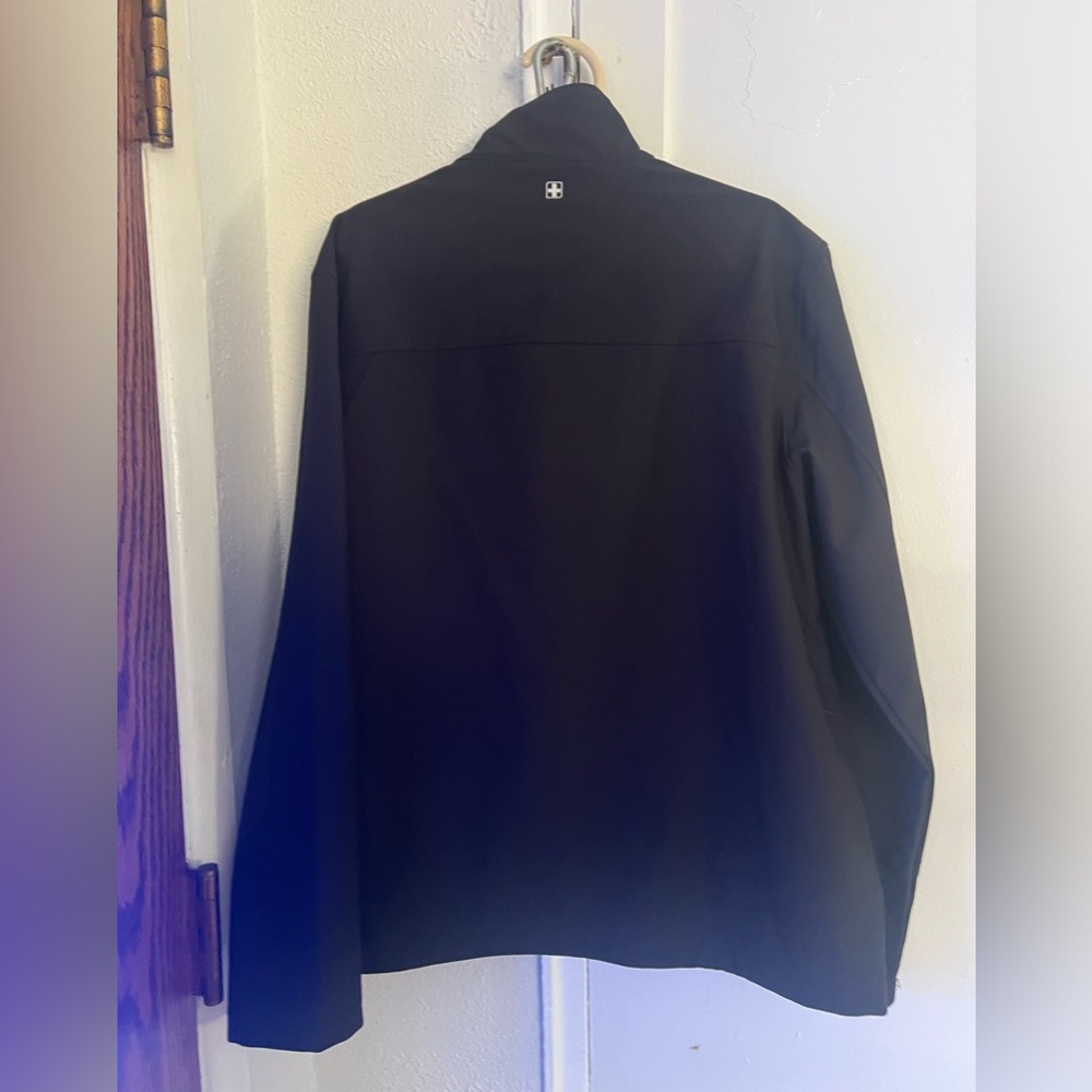 Swiss tech black jacket
